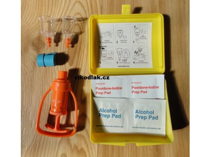 Záchranná sada na odsátí jedu SNAKE BITE KIT (extraktor)