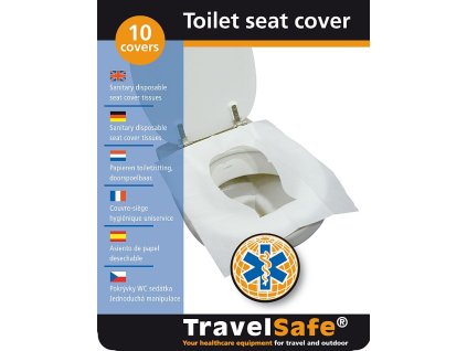 TravelSafe pokrývky WC sedátka - sada 10ks