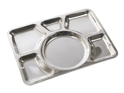 Vojenský servírovací tác z nerez oceli