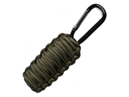 Sada na přežití PARACORD SURVIVAL KIT Small - zelená