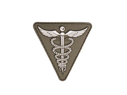 Nášivka MEDICAL, Křídla 3D - oliv