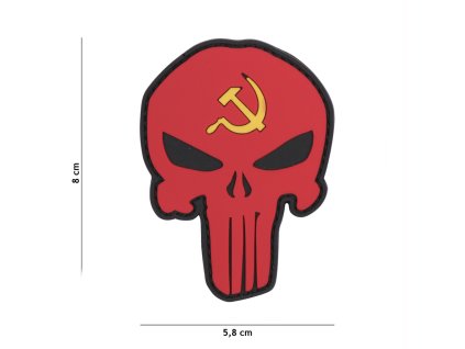 Nášivka PUNISHER 3D Russia (velcro)