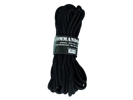 Lano příruční COMMANDO Black 9mm