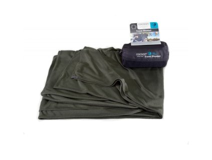 Cocoon cestovní deka Coolmax shadow green