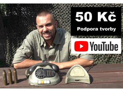 50 Kč - Podpora YouTube tvorby Daga