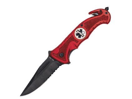 Zavírací nůž RESCUE Red