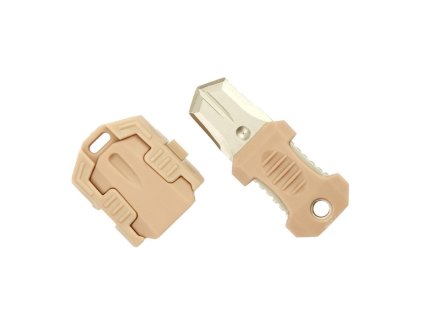 Nožík záchranný Molle Quick MINI COYOTE