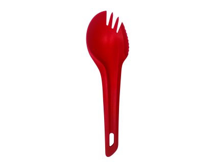 Spork WILDO RED, trojkombinace lžíce, nůž, vidlička