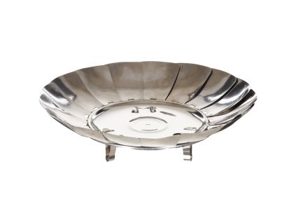 Přenosné ohniště, skládací, nerezové, cca 27 x 8 cm