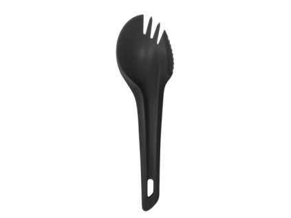 Spork WILDO BLACK, trojkombinace lžíce, nůž, vidlička