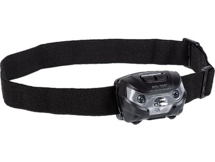 Svítilna čelová LED CREE XPE ČERNÁ , 200 lumenů