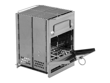 Gril ROCKET velký, skládací, nerezový