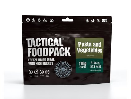 Těstoviny se zeleninou TACTICAL FOODPACK, lyofilizované