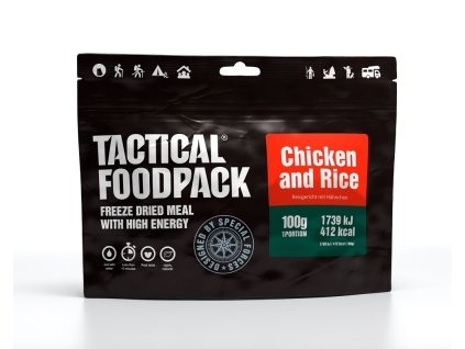 Kuře s rýží TACTICAL FOODPACK, lyofilizované