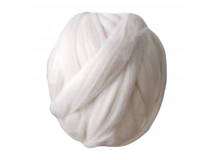 vlna merino superchunky wool biela