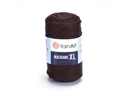 YARNART MACRAME XL 157 tmavá hnedá