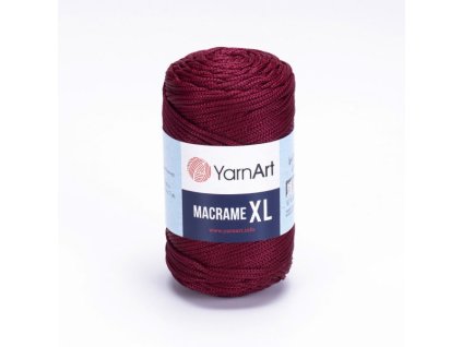 YARNART MACRAME XL 145 bordová