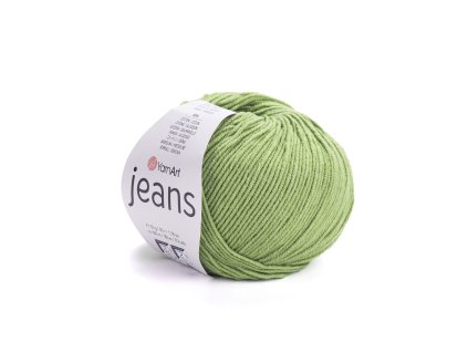 YARNART JEANS 69 travova zelena