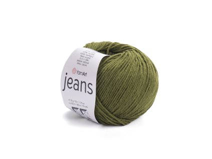 YARNART JEANS 82 olivova