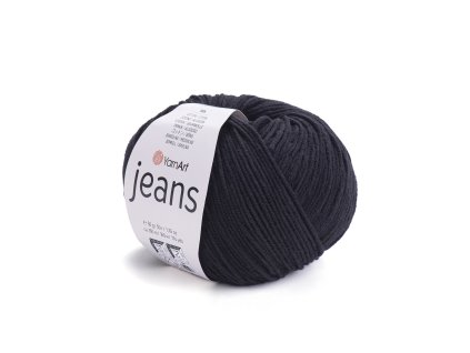 YARNART JEANS čierna 53