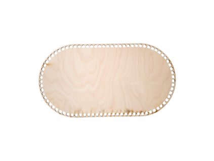 drevene dno oval 41x22cm