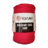 yarn art macrame cord 3mm cyklamenova jasna 803