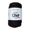 yarn art macrame cord 3mm čierna 750