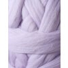 vlna merino superchunky wool levandulova detail