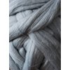 vlna merino superchunky wool tmava seda detail