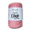yarn art macrame cord 3mm ružová 762