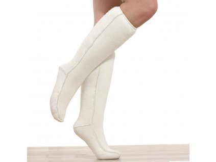 Podkolenky vlněné - Elastické