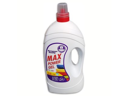 Max Power gel tekutý prací prostředek Color 5,6 L