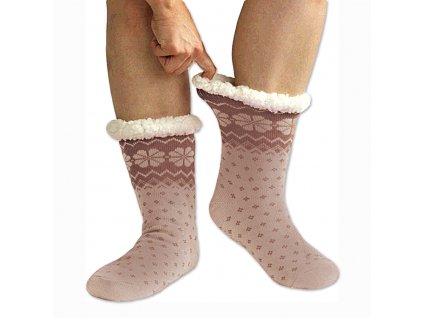 Spací ponožky - vzorované