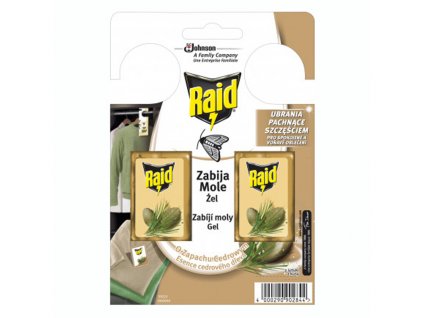 Raid Háček proti molům s vůní cedru 2 ks