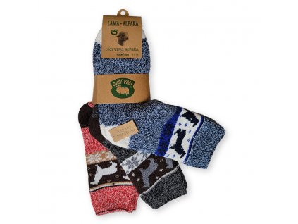 ponozky damska lama alpaka B