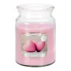 Vonná svíčka ve skle s víkem LOVE 500 g