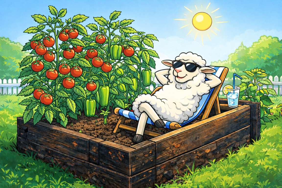 Ovčí vlna v zahradě: přírodní mulč, který zlepšuje půdu a chrání rostliny