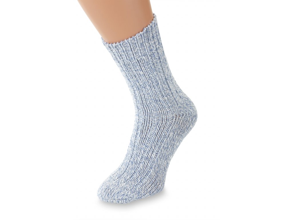 Ponožky Merino, modré