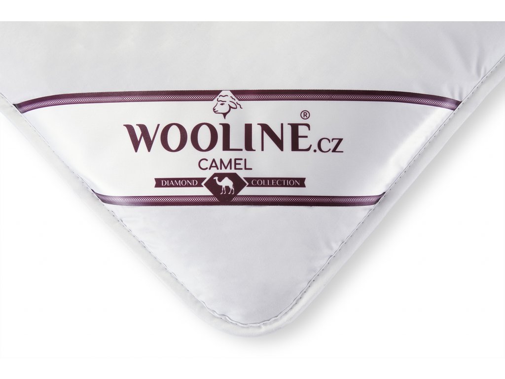 Přikrývka Wooline 140x200 cm s výplní z velbloudí srsti - Vlnenezbozi.cz