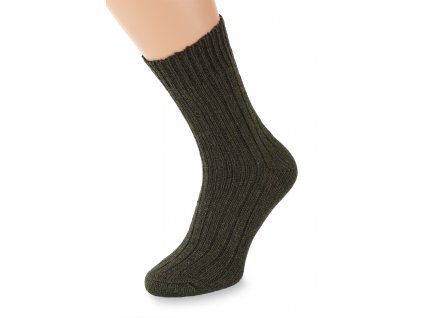 Ponožky Merino, khaki