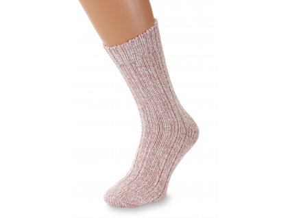 Ponožky Merino dětská růžová (2)