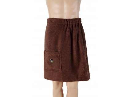 Pánský saunový kilt, hnědá (2)