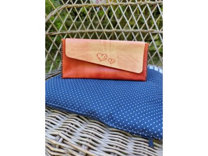 Kožená kosmetická taštička, Wooline Patchwork®