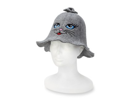 filcová saunová čepice