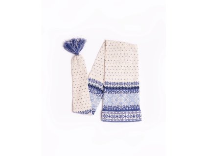 zimní čepice s šálou