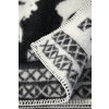 vlněná deka sob černobílý 5