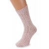Ponožky Merino dětská růžová (2)