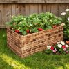 freepik a rustic wooden planter box filled with a strawber 56133