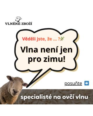 Vlna není jen materiál. Je to návrat k přirozenosti, kterou jsme trochu zapomněli. ✨ Dýchá ✨ Reguluje teplotu ✨ Je...