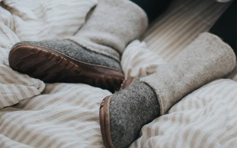 Prospešnosť teplých papúč z ovčej vlny